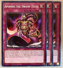 3x Apophis the Swamp Deity 1st Edition Rare MZTM-EN110 Yu-Gi-Oh! - Image 1