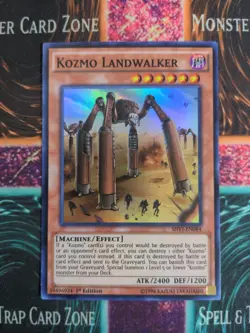Yu-Gi-Oh! Kozmo Landwalker Shining Victories SHVI-EN084 Super Rare 1st Ed NM - Image 1