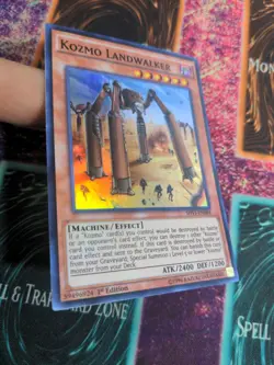 Yu-Gi-Oh! Kozmo Landwalker Shining Victories SHVI-EN084 Super Rare 1st Ed NM - Image 2