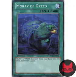 Yugioh Moray of Greed SDRE-EN029 Common 1st Edition LP - Image 1