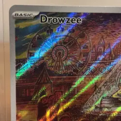 Pokemon TCG Drowzee Scarlet Violet Base Set 210/198 Holo Illustration Rare Card - Image 2