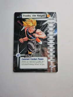 Dragon Ball Z TCG Trunks the Saiyan 199 Hi Tech Card DBZ CCG - Image 1