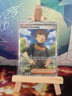 Pokemon TCG Brocks Scouting Ultra Rare Card 179/159 Journey Together - Image 1