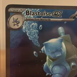 Blastoise ex 200/165 Scarlet & Violet-151 Holo Special Illustration Pokemon Card - Image 2