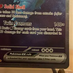 Blastoise ex 200/165 Scarlet & Violet-151 Holo Special Illustration Pokemon Card - Image 5