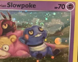 Galarian Slowpoke SWSH126 HOLO GALAXY SWIRL!!! Promo Card NM - Image 3