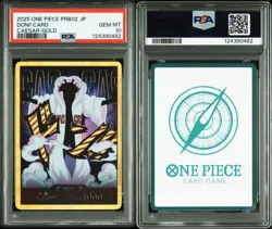 PSA 10 DON!! Card Caesar Clown Super Parallel Gold 2025 ONE PIECE Card Japanese - Image 3