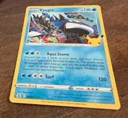 Kyogre 003/025 Celebrations 25th Anniversary Holo Pokemon Card NM - Image 5