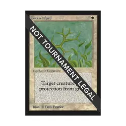 WOTC MtG International Ed. Green Ward (U) NM - Image 1