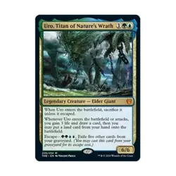 WOTC MtG Theros Beyond Death Uro, Titan of Nature's Wrath (MR) (Foil) NM - Image 1
