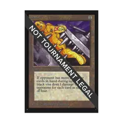 WOTC MtG International Ed. Black Vise (U) NM - Image 1
