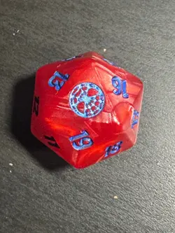 MTG - Marvel Spider-man - Oversized D20 spindown life counter dice - Image 1