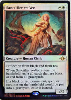 MTG - Sanctifier en-Vec - Foil - Modern Horizons 2 - Magic the Gathering - Image 1