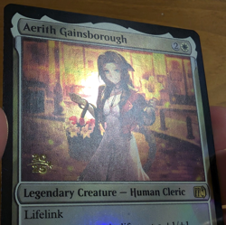 Aerith Gainsborough - Pre-release Foil Stamped Promo - Final Fantasy MTG - Image 2