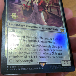 Aerith Gainsborough - Pre-release Foil Stamped Promo - Final Fantasy MTG - Image 3