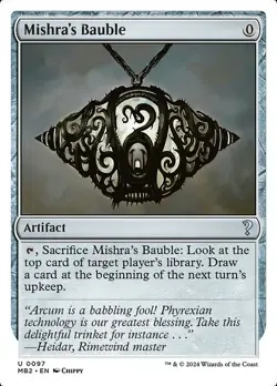 MTG - Mishra's Bauble - White Border - Mystery Booster 2 - Magic the Gathering - Image 1