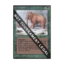WOTC MtG Collector's Ed War Mammoth (CE) (C) NM - Image 1
