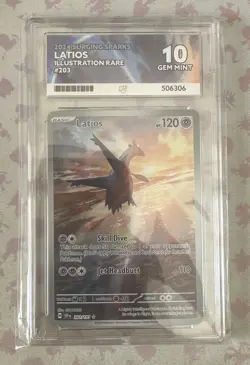 Latios - 203/191 - Pokemon TCG - Surging Sparks - Illustration Rare - ACE 10 - Image 2