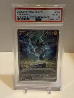 Pokemon Zekrom EX 169/086 Reshiram EX 168/086 Black Bolt White Flare - Image 1