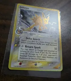 Jolteon (Delta Species) 7/113 Pokemon 2005 EX Delta Species Holo Rare NM - Image 2