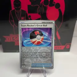 Pokemon TCG: Destined Rivals - Team Rockets Great Ball - 175/182 (Reverse Holo) - Image 1