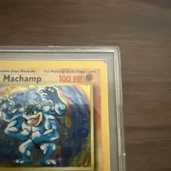 Pokemon TCG Machamp Holo 1st Edition Unlimited Rare Card Base Set 8/102 - Image 2