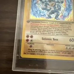 Pokemon TCG Machamp Holo 1st Edition Unlimited Rare Card Base Set 8/102 - Image 4