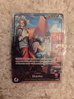 PSA One Piece Card Game SHANKS OP09-001 Holo Promo - July 2025 SEALED - Image 1