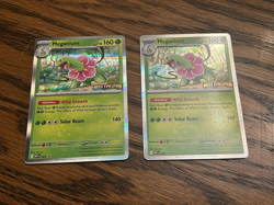 Pokemon 2 Card Meganium 001 Black Star Pre-Release Promo Mega Evolution Holos NM - Image 1
