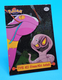 Pokemon Card - #23 Ekans/#24 Arbok TV12 - Topps Series 1 - Textured Holo - Image 2