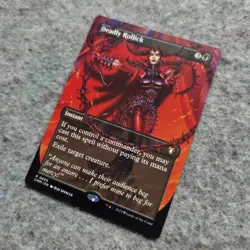 Deadly Rollick Regular Borderless Commander Masters Magic the Gathering Card LP - Image 2