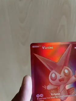 Red Victini 171/086 Black Bolt Pokemon Card Rare Holo Pack Fresh ✅ - Image 4