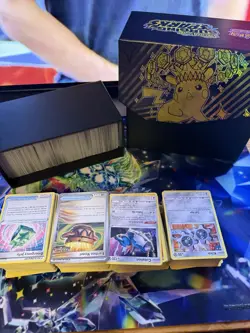 1000 Pokemon Cards Lot Bulk Collection including holo/rev holo NM with Ex/V/Gx - Image 1