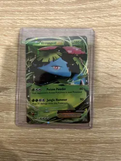 Pokemon TCG Venusaur EX XY28 Black Star Promo Holo Card - Image 1
