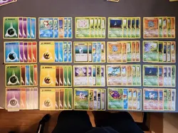 100 Wotc Pokemon Cards. Com & Unc Only! MP-DMG. Please See Desc & Photos. Lot 6 - Image 1