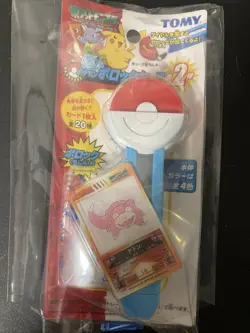 Slowpoke 3D Lenticular Mini Clear Card Sealed Pollock Case Pokemon Japanese TOMY - Image 3