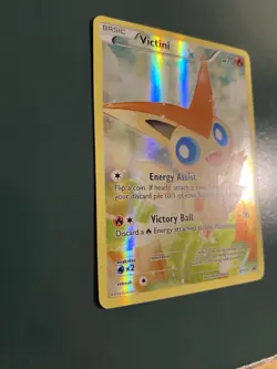 Pokemon TCG XY Promos Victini Full Art Holo Card #XY117 Near Mint Condition - Image 3