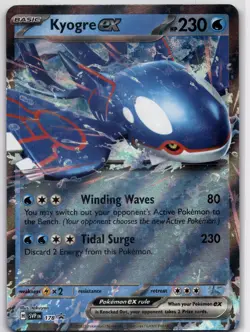Kyogre ex - Promo SV: Scarlet & Violet Promo Cards 178 NM Pokemon - Image 1