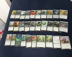 MTG - PAUPER PACKS - GREEN EDITION - 30 Random Green Commons NO DUPLICATES - Image 1