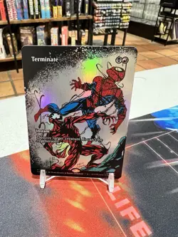 MTG Terminate (Borderless) - Marvel Spider-man FOIL - Image 1