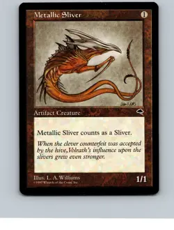 Metallic Sliver [x4] Tempest 1997 MTG NoPlay NM+ - Image 1