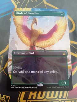 Birds of Paradise - Borderless - Ravnica Remastered - RVR MTG - Image 1