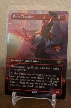 MTG - Modern Horizons 3 MH3 - Party Thrasher 0334 Borderless Foil - Image 1