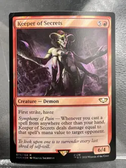 MTG | Keeper of Secrets (Surge Foil) | Warhammer 40,000 | Magic the Gathering | - Image 1