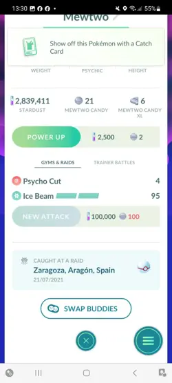 Pokemon Go Legendary Mewtwo ( Normal ) - Image 2
