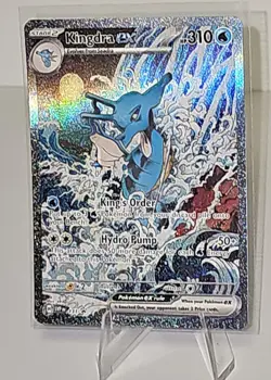 Kingdra ex #131 - Pokemon Scarlet & Violet Black Star Promo - Image 3
