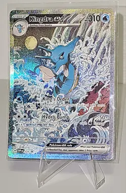 Kingdra ex #131 - Pokemon Scarlet & Violet Black Star Promo - Image 4