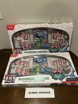 Pokemon TCG Scarlet Violet 151 Blooming Waters Premium Collection Box 2x Lot New - Image 2