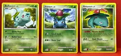 Pokemon Tcg Bulbasaur 77/132 Ivysaur 51/132 Venusaur 20/132 SW Non Holo - Image 1