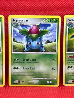 Pokemon Tcg Bulbasaur 77/132 Ivysaur 51/132 Venusaur 20/132 SW Non Holo - Image 3